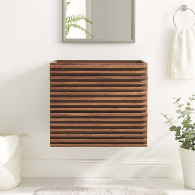 (incomplete)Modway Render 23.5" Wall Mounted Single Bathroom Vanity Base Only