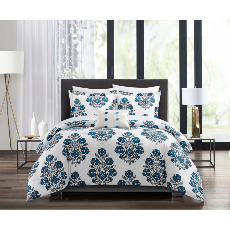Microfiber Reversible Comforter Set 