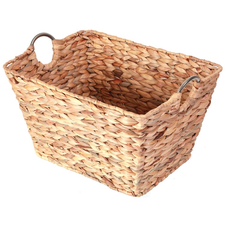 Details about   Natural Wicker Woven Laundry Baskets Set of 2 Expensive Hand Made High Quality 