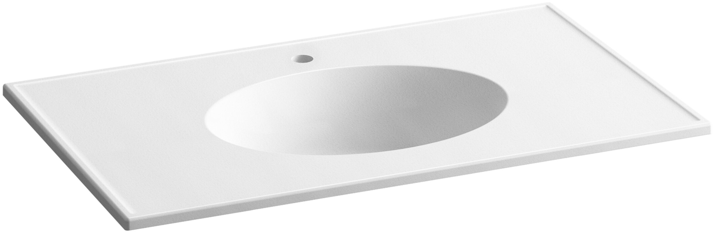 Kohler Ceramic Impressions 37" Console Bathroom Sink with Overflow