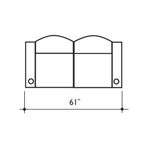 Milan Home Theater Loveseat by Bass
