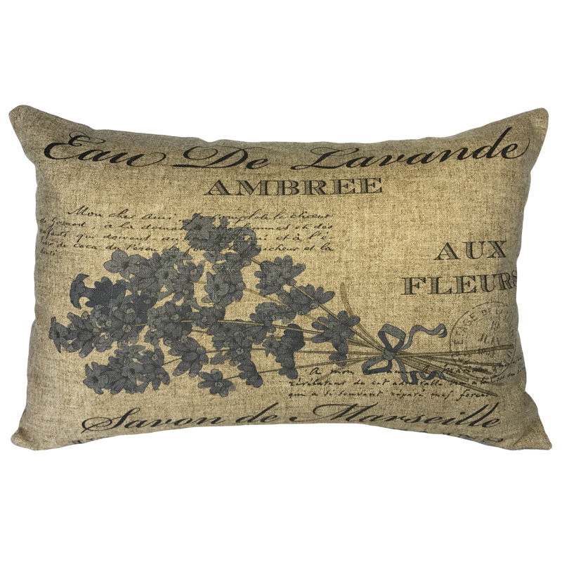 Ophelia Co Ia French Lavender Linen Lumbar Pillow Reviews Ia French Lavender Linen Lumbar Pillow Reviews Wayfair