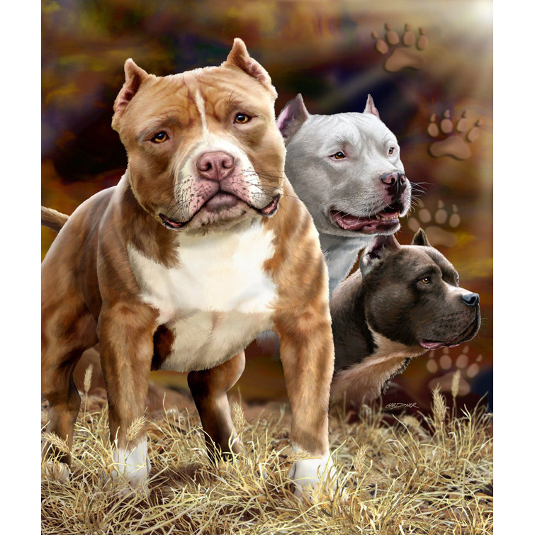 pitbull throw blanket