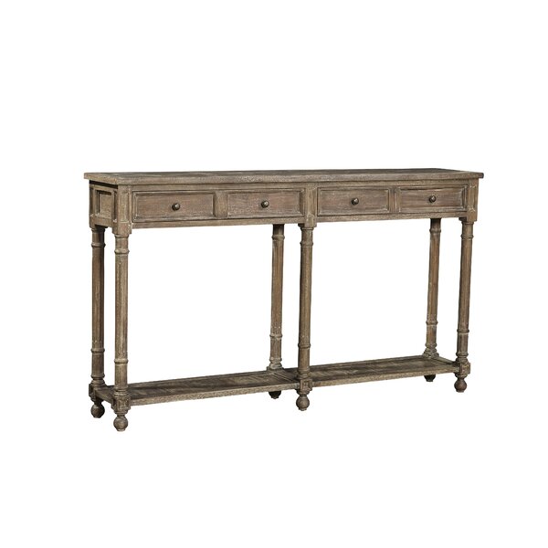 narrow parsons console table