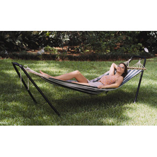 Go to store & view more images Crystal Bay PVC Hammock with Stand by Texsport