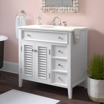 Darby Home Co Riccardo 36 Single Bathroom Vanity Set Reviews Wayfair