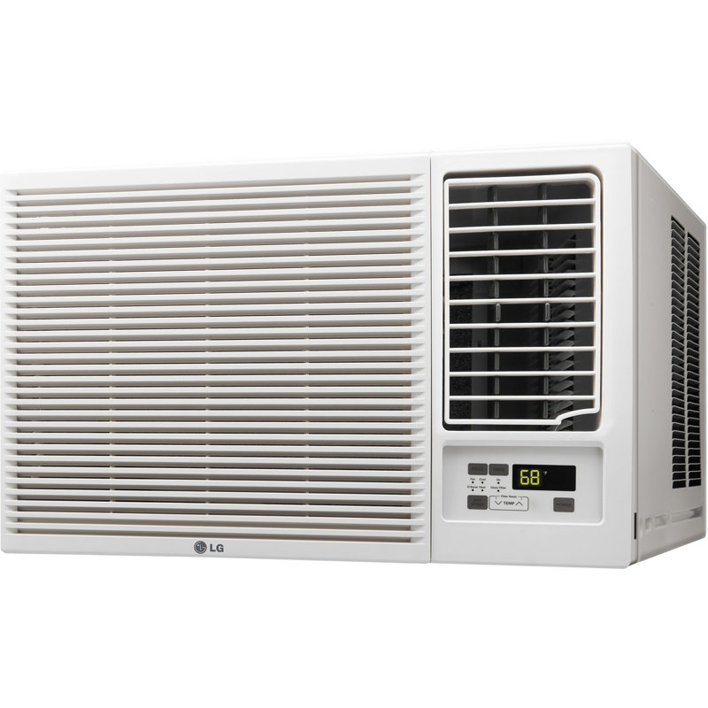 Window air conditioner with heat clearance