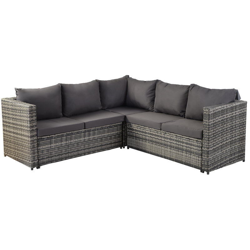 Sol 72 Outdoor Lu 7 Seater Rattan Sofa Set Wayfair Co Uk Outdoor Lu 7 Seater Rattan Sofa Set