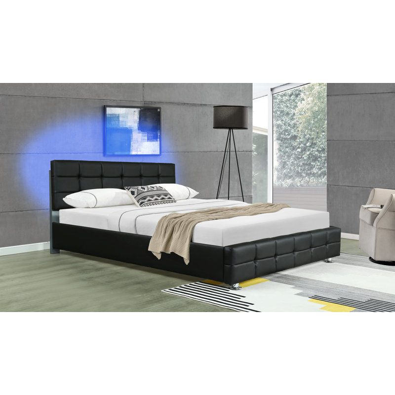 Karratha Upholstered Low Profile Platform Bed Instructions Orren Ellis Auti Tufted Upholstered Low Profile Platform Bed