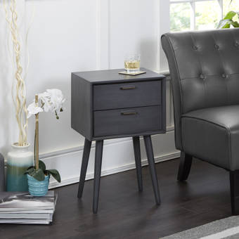 Millwood Pines Weibel End Table With Storage Wayfair