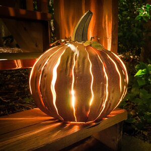 Squatty Orange Pumpkin Luminary