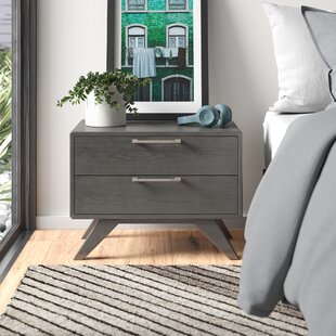 Gray Wash Nightstand Wayfair