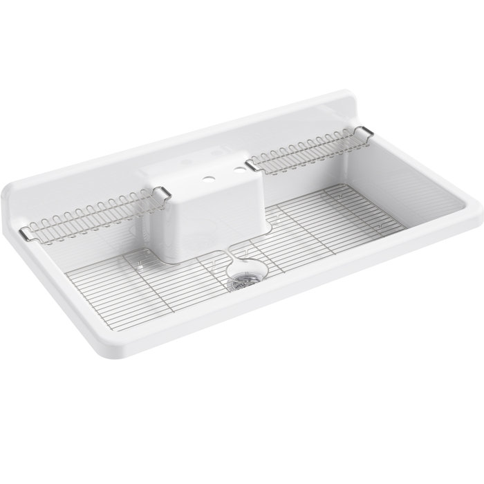 Kohler Farmstead 45 In X 25 In X 9 In Top Mount Wall Mount Kitchen