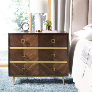 Bronaugh 3 Drawer Chest by Bungalow Rose