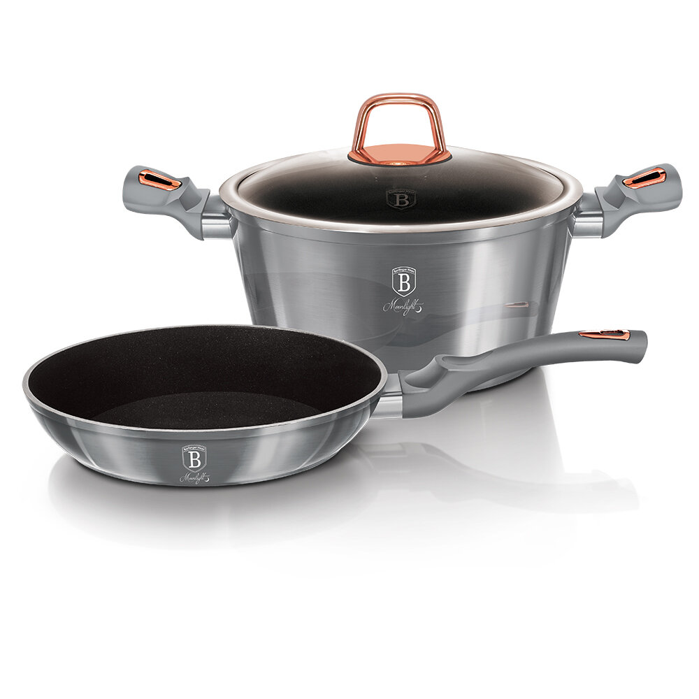 Berlinger Haus 3 Piece Aluminum Non Stick Cookware Set | Wayfair