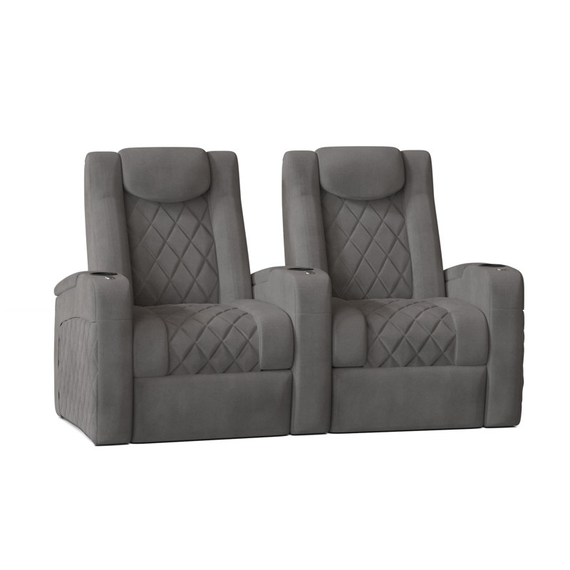 Red Barrel Studio Azure Recliner Home Theater Row Seating Row Of 2 Wayfair