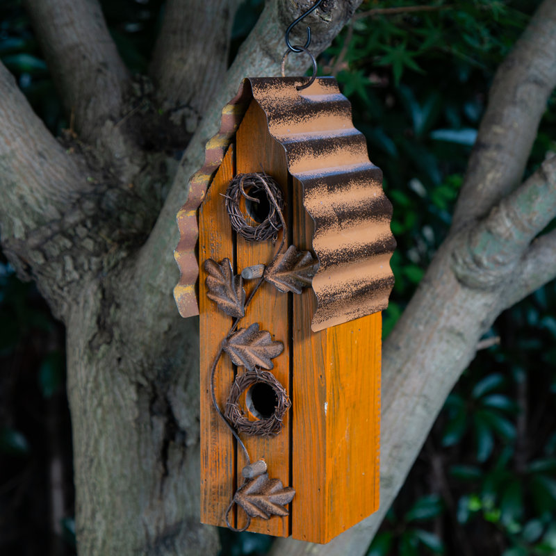 Glitzhome 14 In X 5 In X 5 In Birdhouse Reviews Wayfair