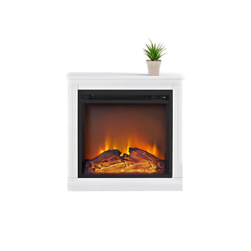 Beachcrest Home Solvi Electric Fireplace Reviews Wayfair