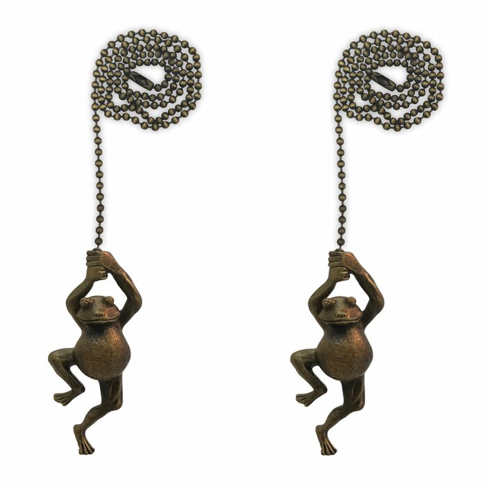 Swinging Frog Ceiling Fan Pull Chain