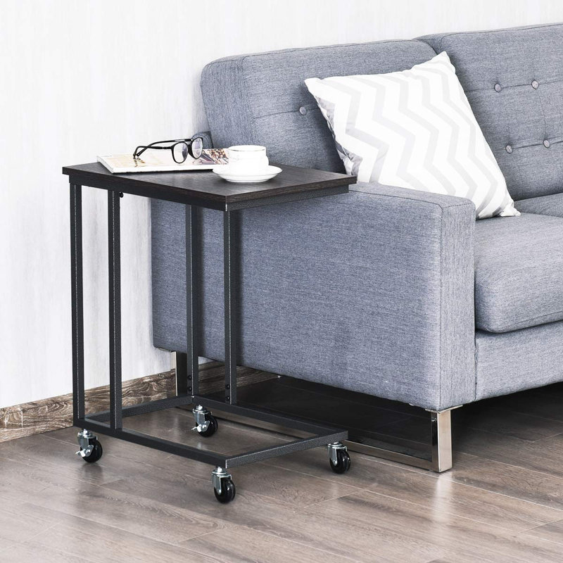 17 Stories Summerfield Wheel End Table Wayfair