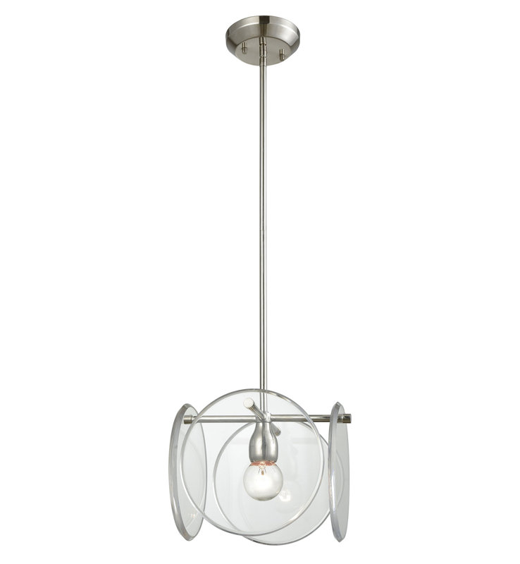 Wade Logan Eastampton 1 Light Unique Statement Geometric Pendant Wayfair