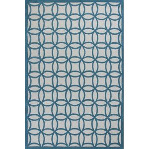 Shari Teal Kaleidoscope Area Rug