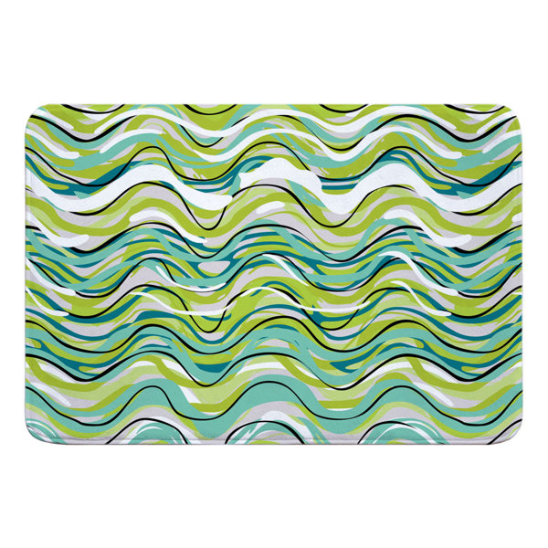 Medium Green Tommy Bahama Palmiers Bath Rug