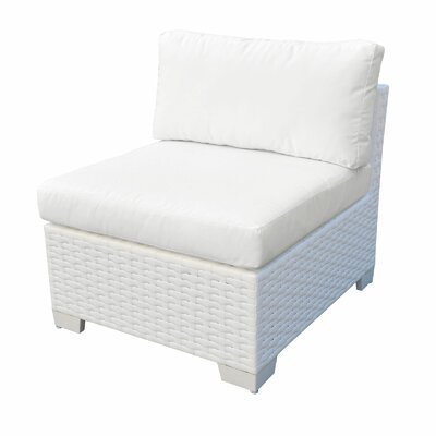 Tk Classics Monterey Patio Chair With Cushions Cushion Color White