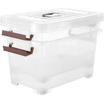 Paragon Plastics 7440//1 120 L 6 Pack 31.6 G Divided Storage Tote with Wheels