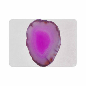Chelsea Victoria Agate Magenta Memory Foam Bath Rug