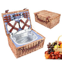 wine picnic basket set