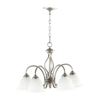 17 Stories Bennett 4 Light Shaded Classic Traditional Chandelier