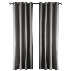 Cabo Solid Blackout Grommet Curtain Panels (Set of 2)