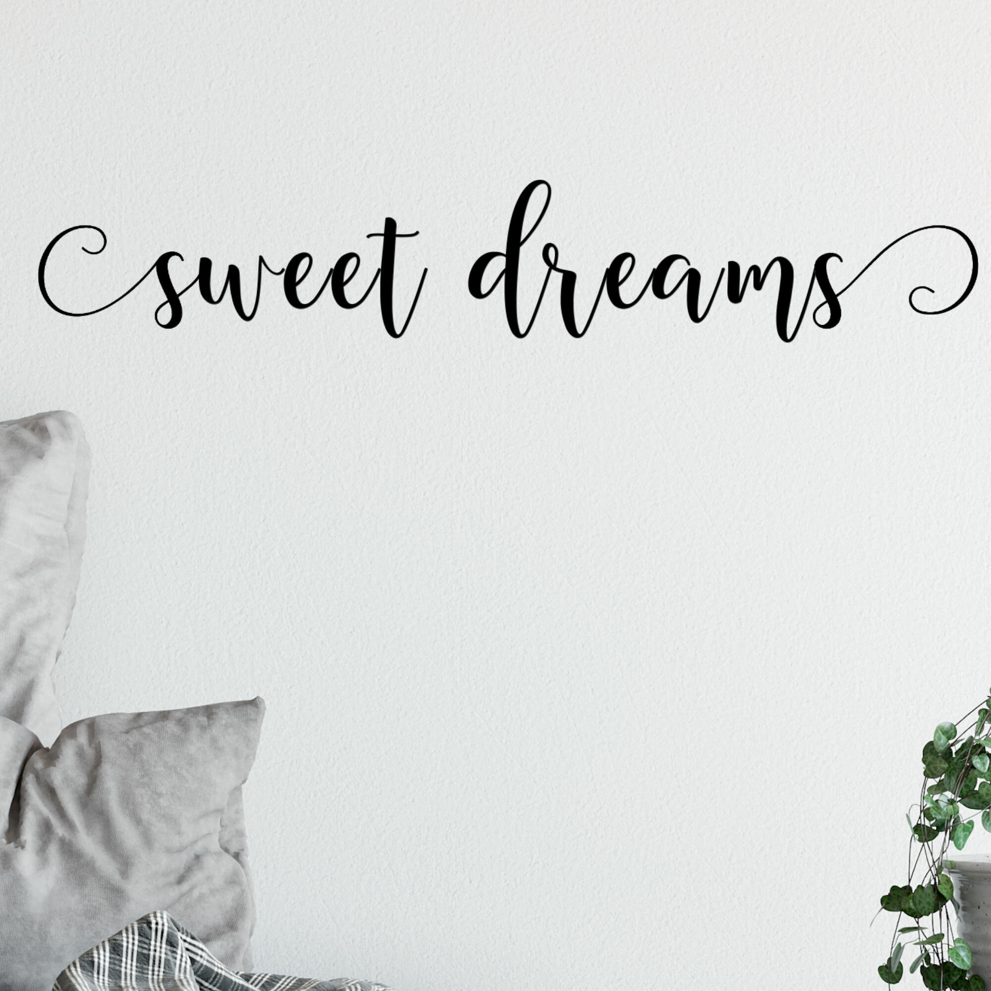 Wall stickers sweet dreams Decorations Wall Bed Room Wall Sticker ws1048 