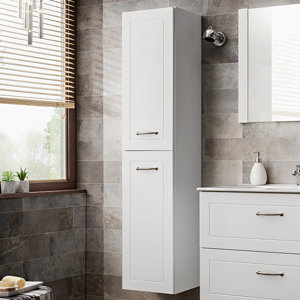 35 x 160 cm wandbefestigter Badschrank Sophia vo..