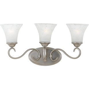 Best Alluvial 3-Light Vanity Light By Fleur De Lis Living Wall Lights Alluvial 3-Light Vanity Light By Fleur De Lis Living Wall Lights