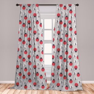 Coral And Grey Curtains Wayfair