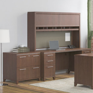 Go to store & view more images Bush Business Furniture Enterprise 3 Piece Desk Office Suite