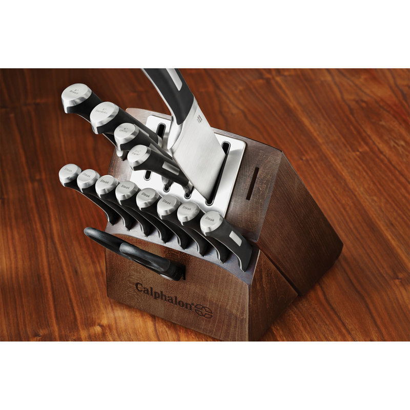Calphalon Precision 15 Piece Self-Sharpening Knife Block Set