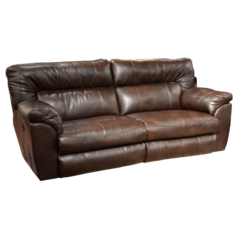 Catnapper Nolan Extra Wide Reclining 90 Pillow Top Arms Sofa Wayfair