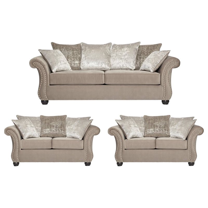 Kelly Clarkson Home Claude Standard 3 Piece Living Room Set
