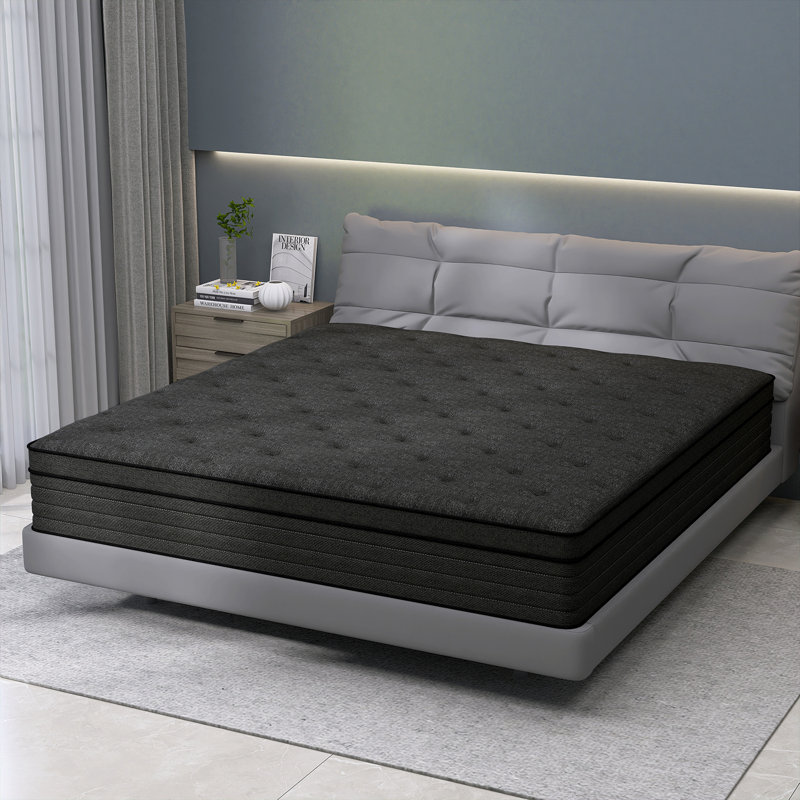 Morganville Medium Pocket Spring Hybrid Mattress Euro Top Mattress Size: King, Mattress Thickness: 14"