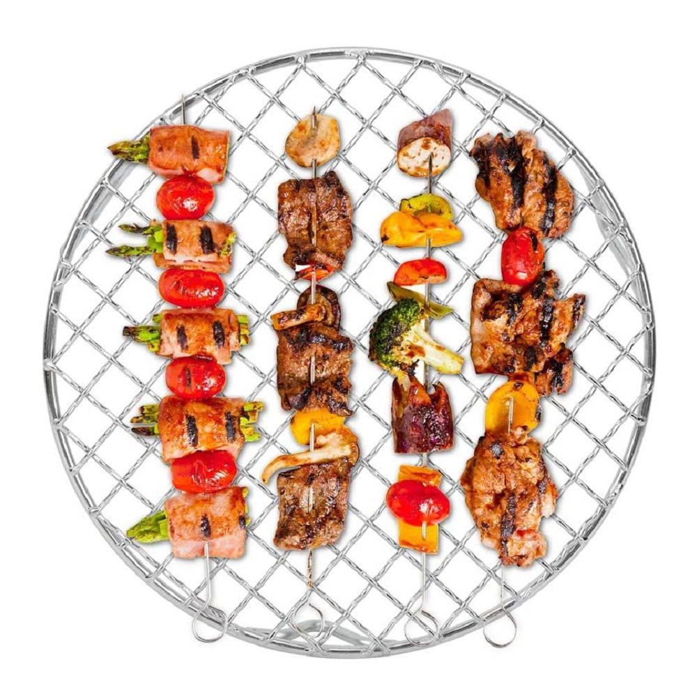 BONYOUN MultiPurpose Round Stainless Steel Grill Rack Wayfair