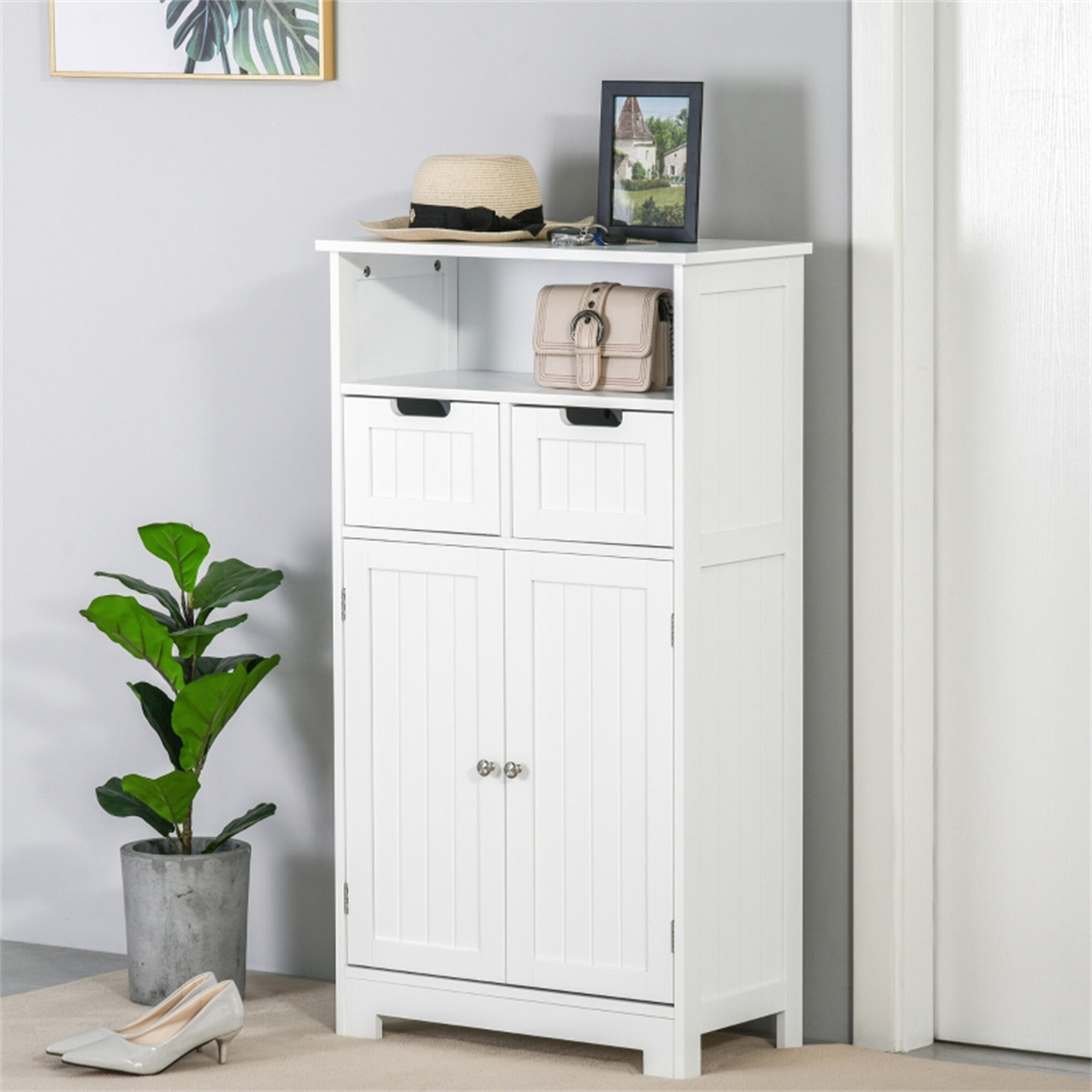 Rosalind Wheeler Daren Freestanding Bathroom Cabinet | Wayfair.co.uk