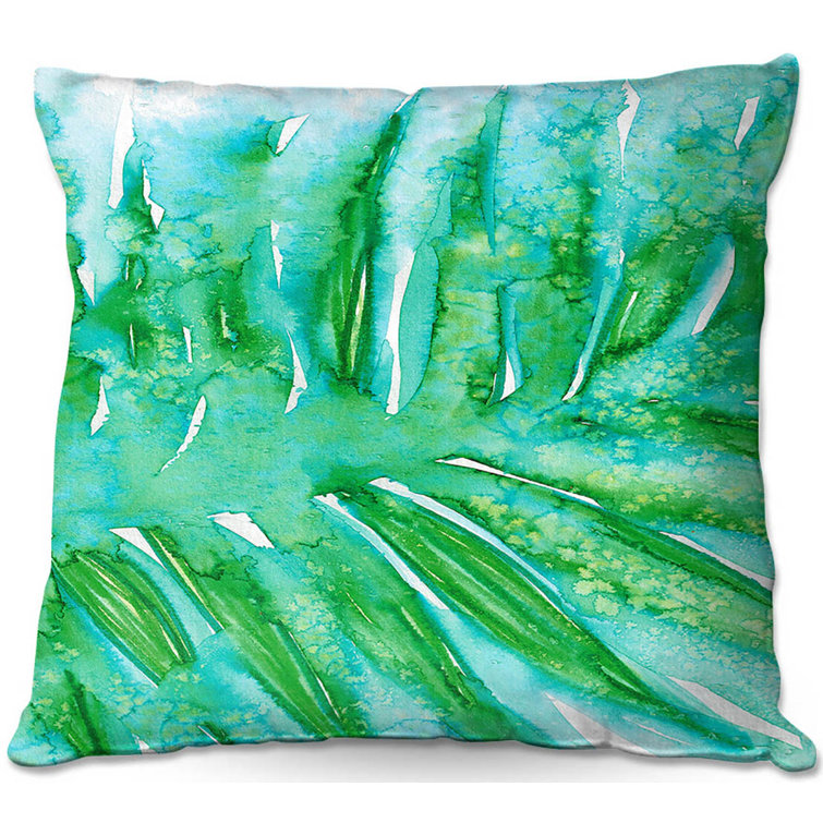 aqua colored throw pillows