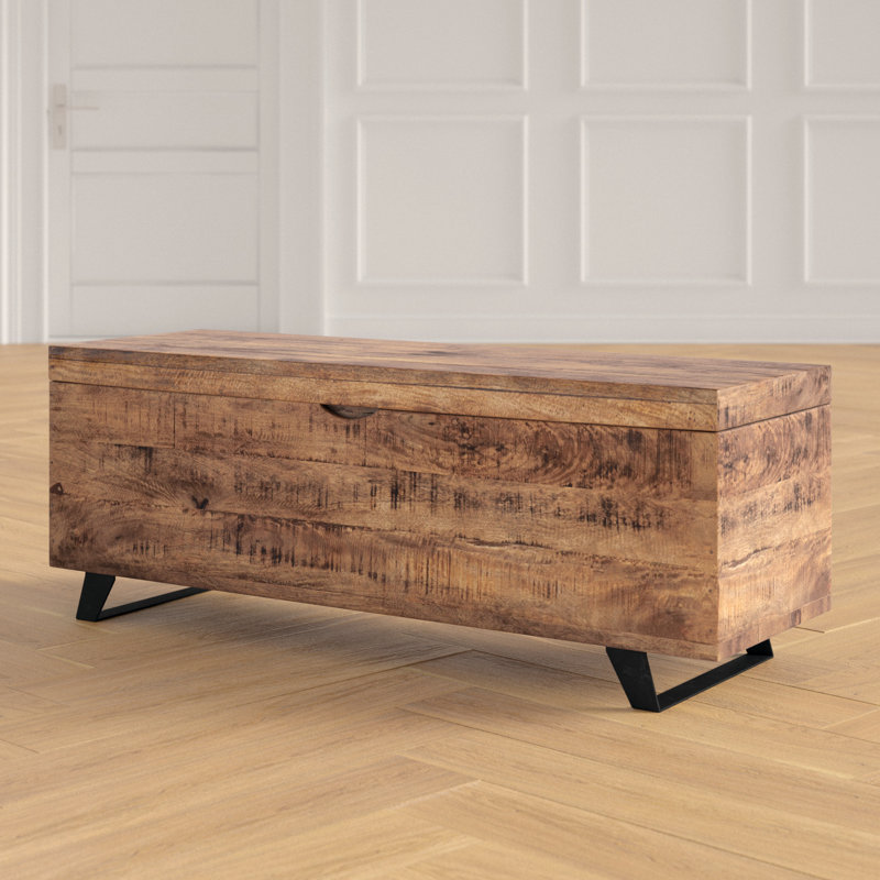 Glenns Solid Wood Lift Top Sled Coffee Table With Storage