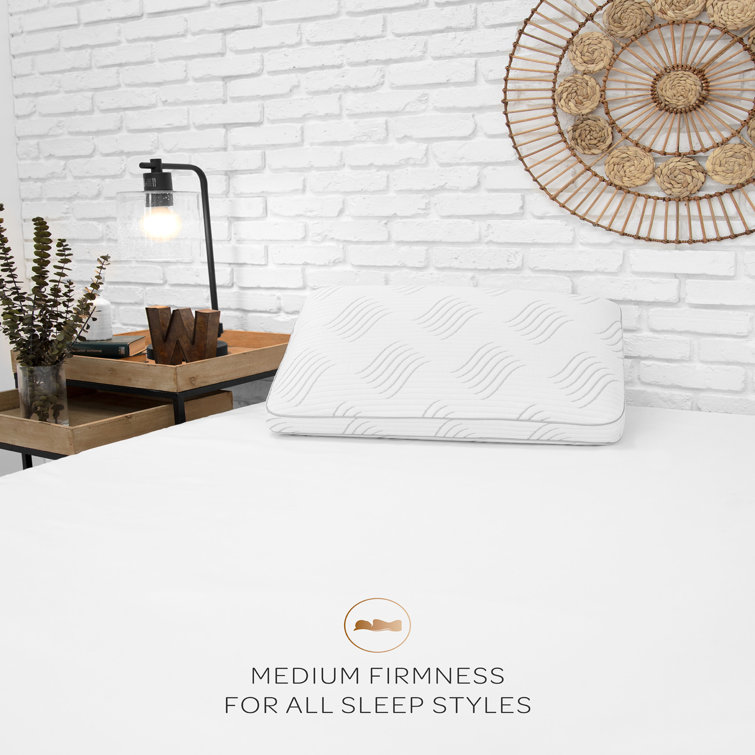 sleep wellness memory foam pillow