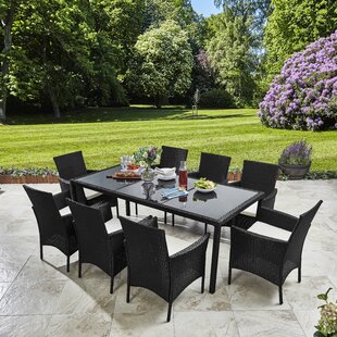 Morpeth 8 Seater Dining Set With Cushions By Sol 72 Outdoor