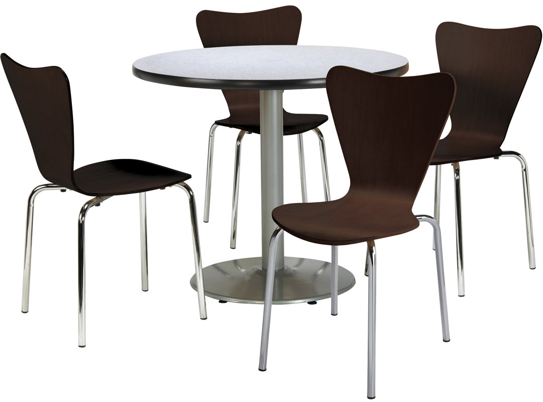 Kfi Seating Round Cafeteria Table And Chairs Set Reviews Wayfair Round Cafeteria Table And Chairs Set