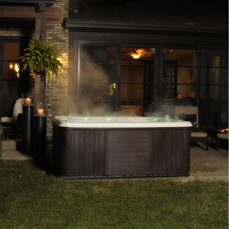 Cyannavalleyspas 6 Person 31 Jet Hot Tub With Dual Pump And Lounger Reviews Wayfair